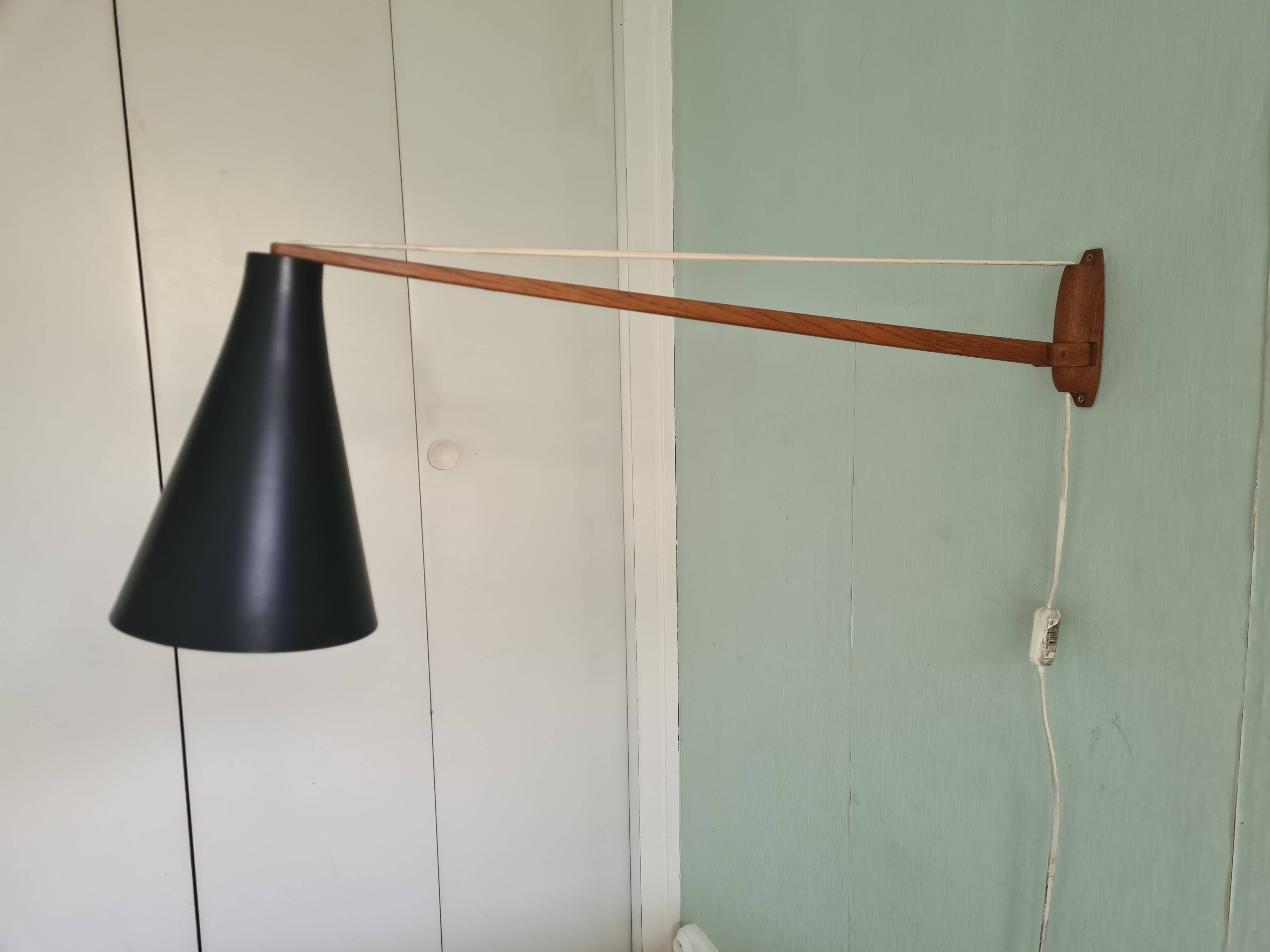 Scandinavian wall light from the 60s