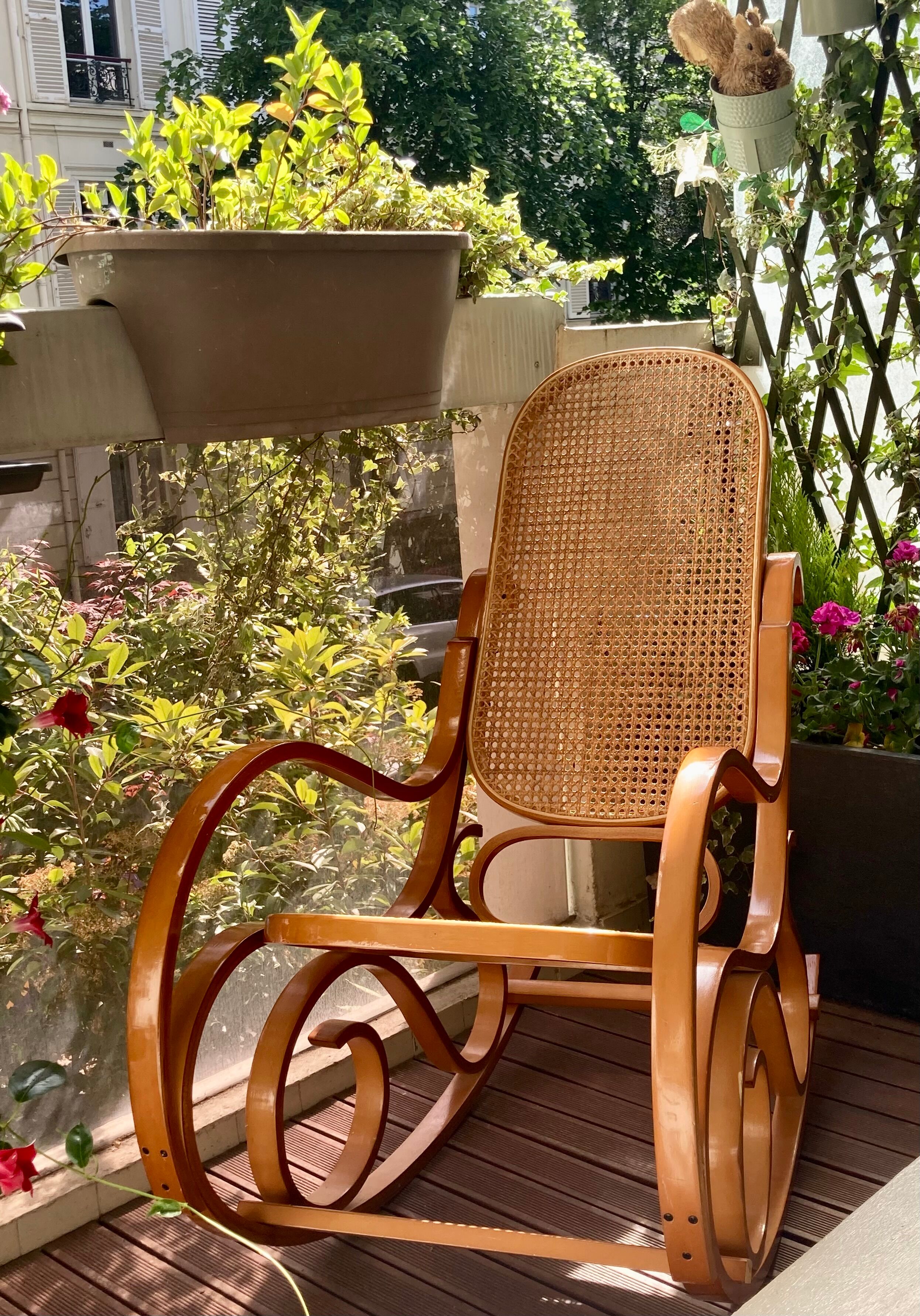 Rattan rocking chair