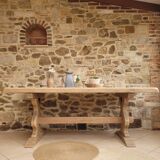 Table de ferme en chêne