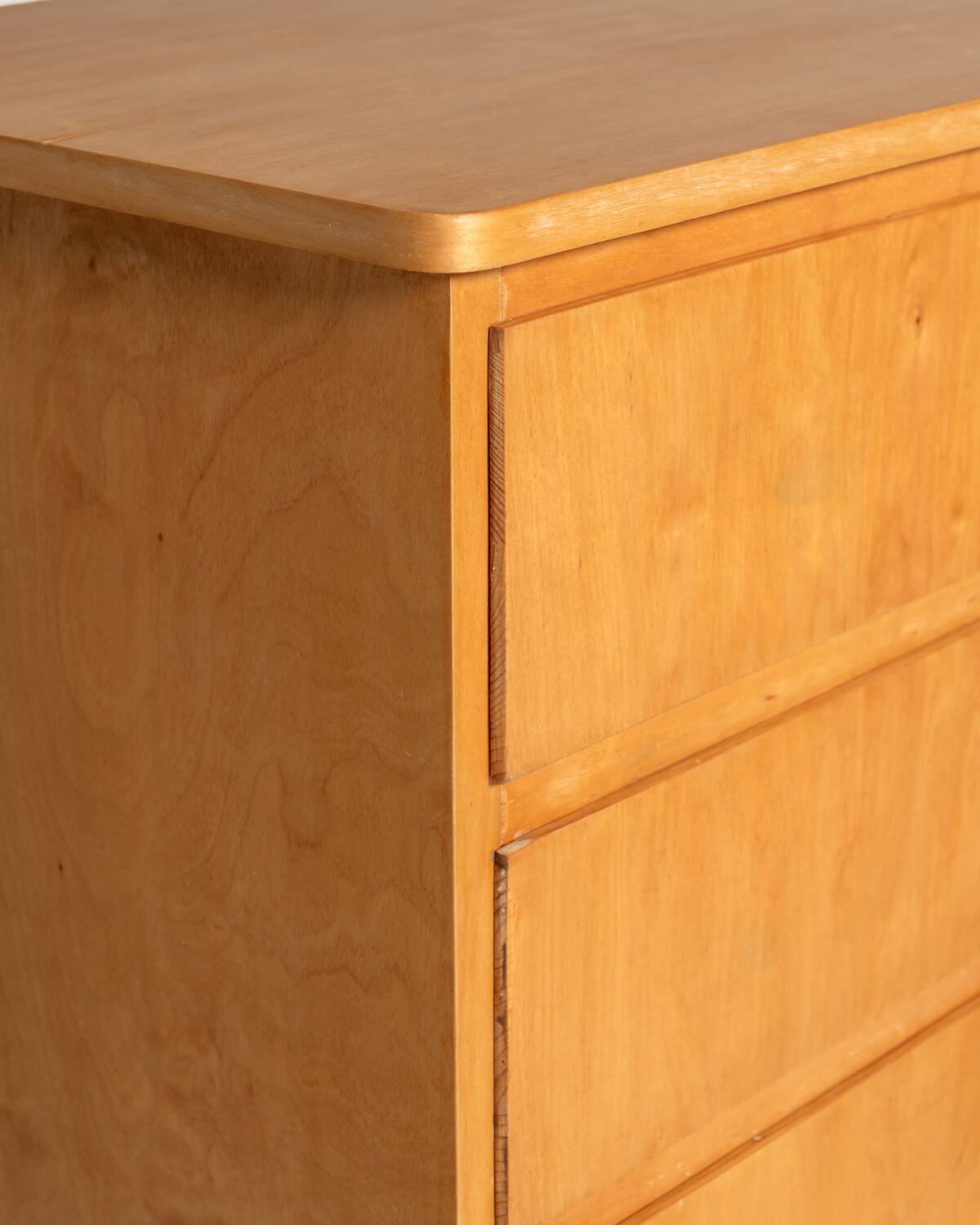 Six-Drawer Birch Chest, Scandinavia, 1950s/60s