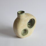 Space Age Ceramic Vase with Openings by Nikos Dazelidis, Athens, 1960s