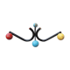 Old Wall Coat Rack 4 Multicolor Balls