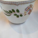 Tasse et Soucoupe Ancienne Fleurs en Porcelaine de Paris/Limoges