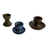 Set of three stoneware shells