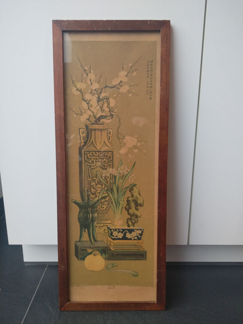 Ensemble de tirages d'art chinois vintage