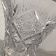Vase en cristal bohème ciselé