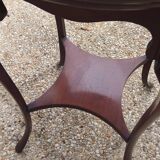 Old rotating pedestal table