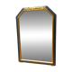 Black and gold art deco style mirror - 110cm x 78cm