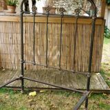 Iron and brass bed