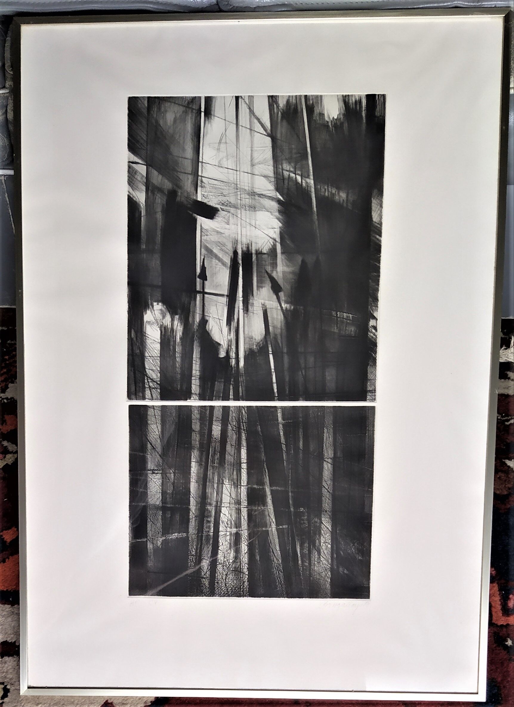 Original lithograph H.C. de BOISGALLAYO from 1988