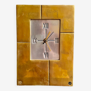 David Marshall two-tone clock, period 1970s