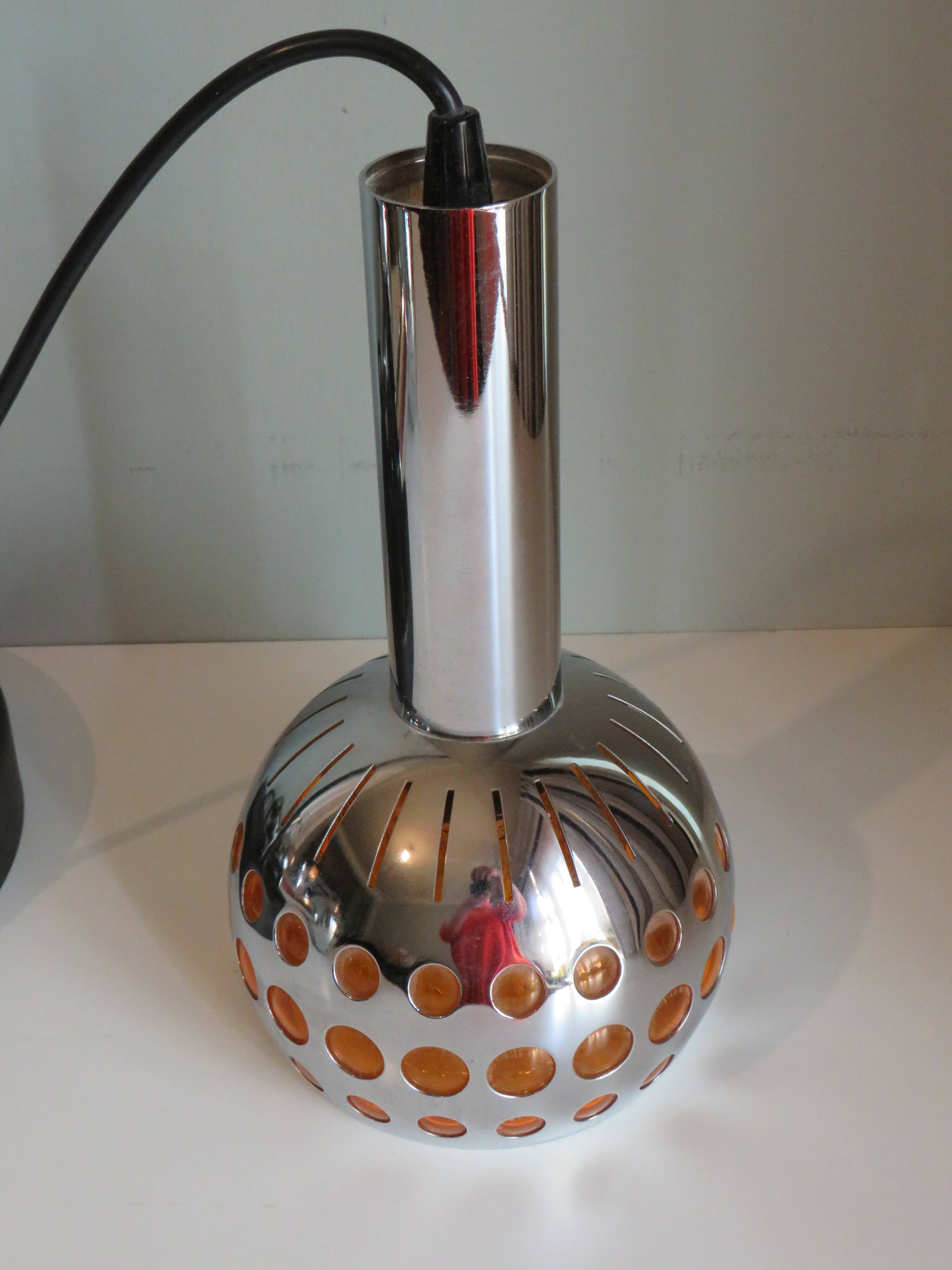 Mid Century Cascade suspension with 3 light points, Massive Belgium 1960