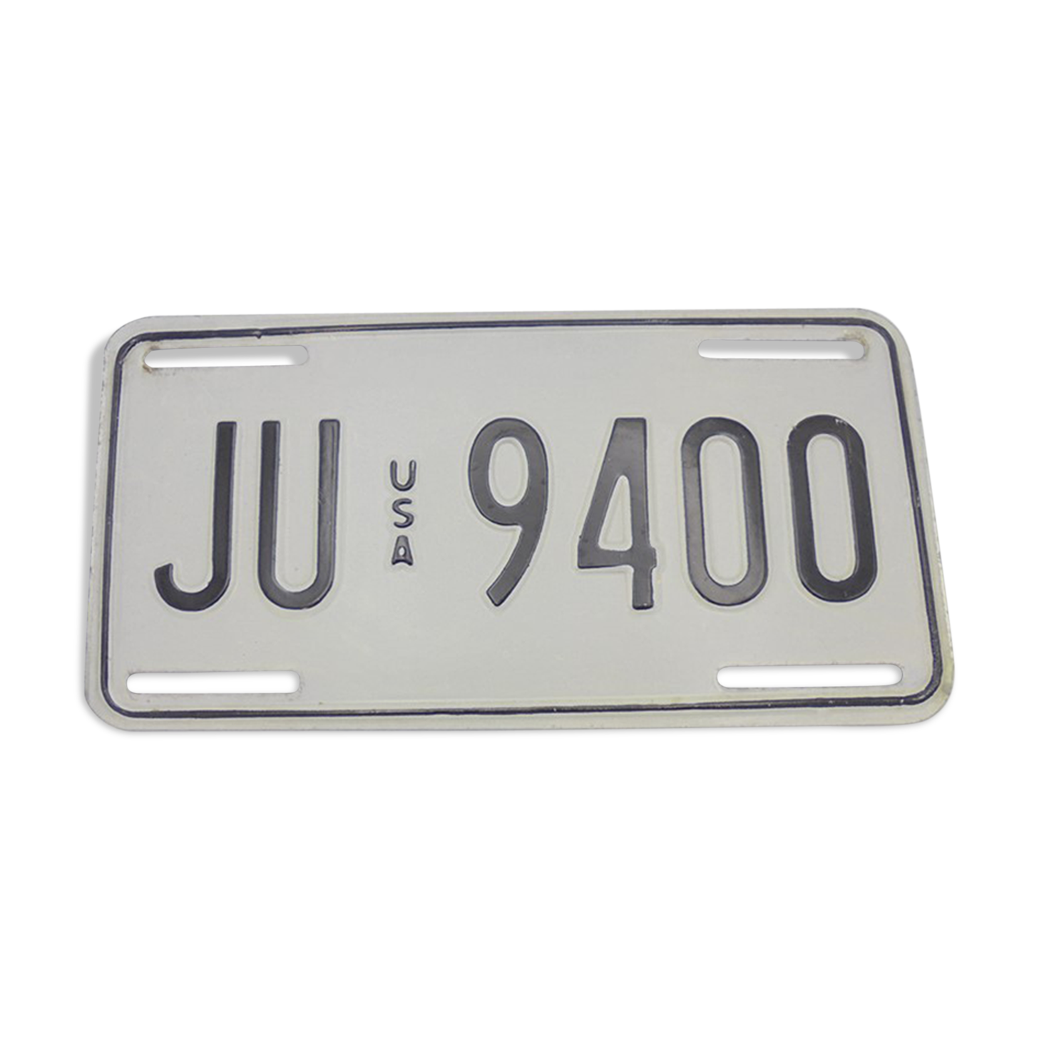 U.S. license plate