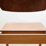 Scandinavian style oak and beech chair