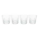 Verres à whisky en cristal de Saint Louis, set de 4