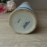 Bouteille delf blue hollandais avec bouchon de liège