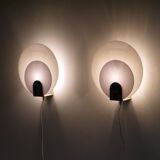 Pair of Scandinavian vintage wall lamps 1970