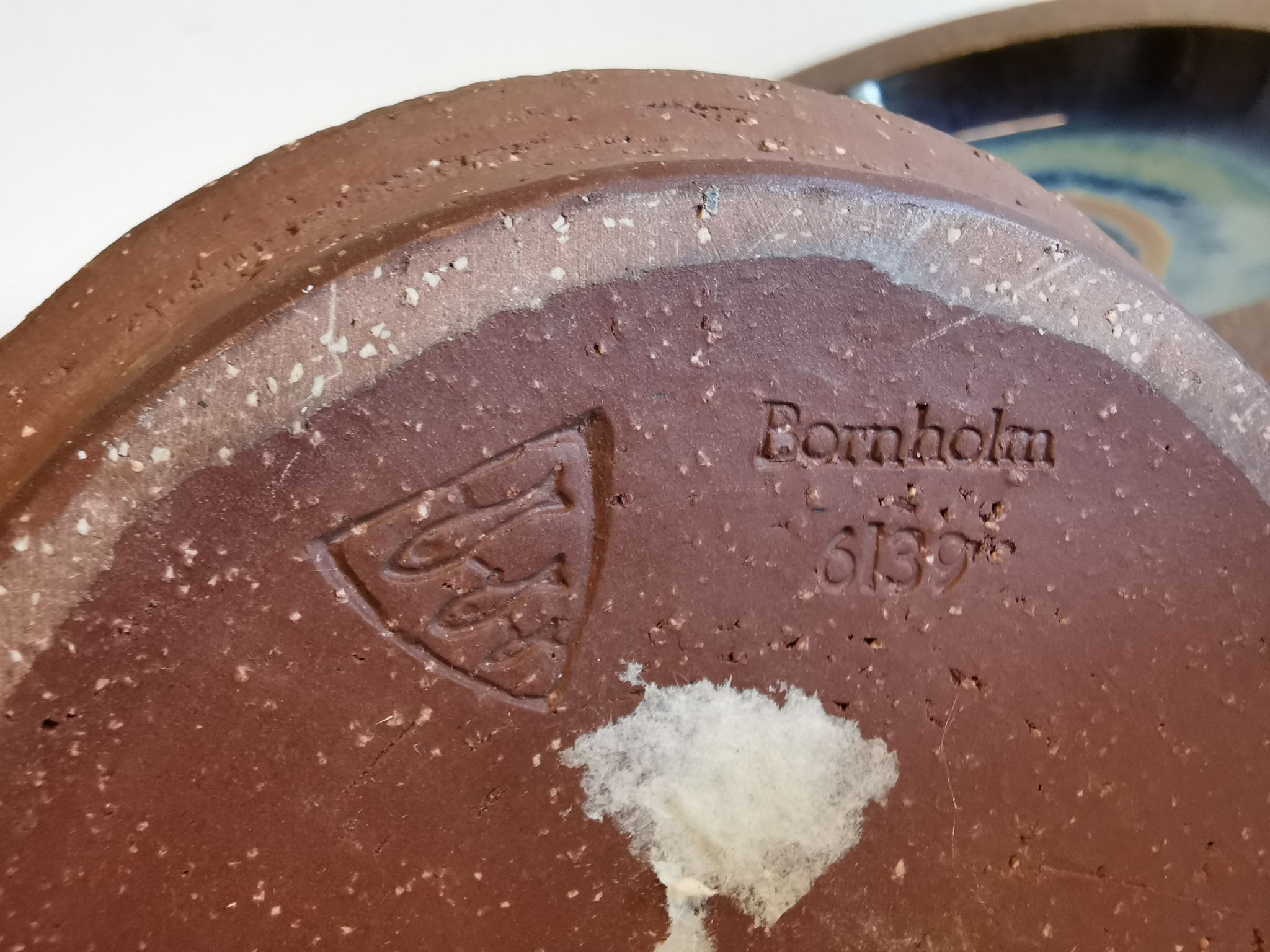 Ceramic from Danish Michael Andersen Bornholm (The well-known 3 herrings stamped on the bottom)