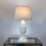 1960's white lacquered artichoke Lamp