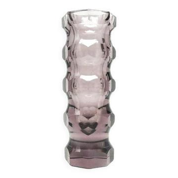Vase, moderne du milieu du siècle, Moser, Tchécoslovaquie, années 1950