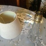 Glass foot lamp