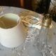 Lampe pied en verre