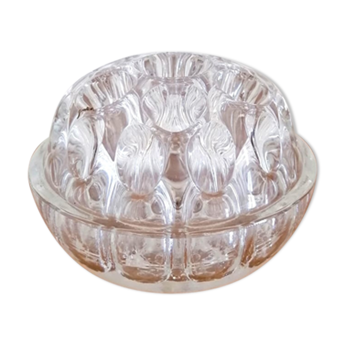 Pique fleurs en verre de Reims