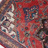 Tapis Hamadan vintage fait main en laine – 92 x 132 cm - 1C1040