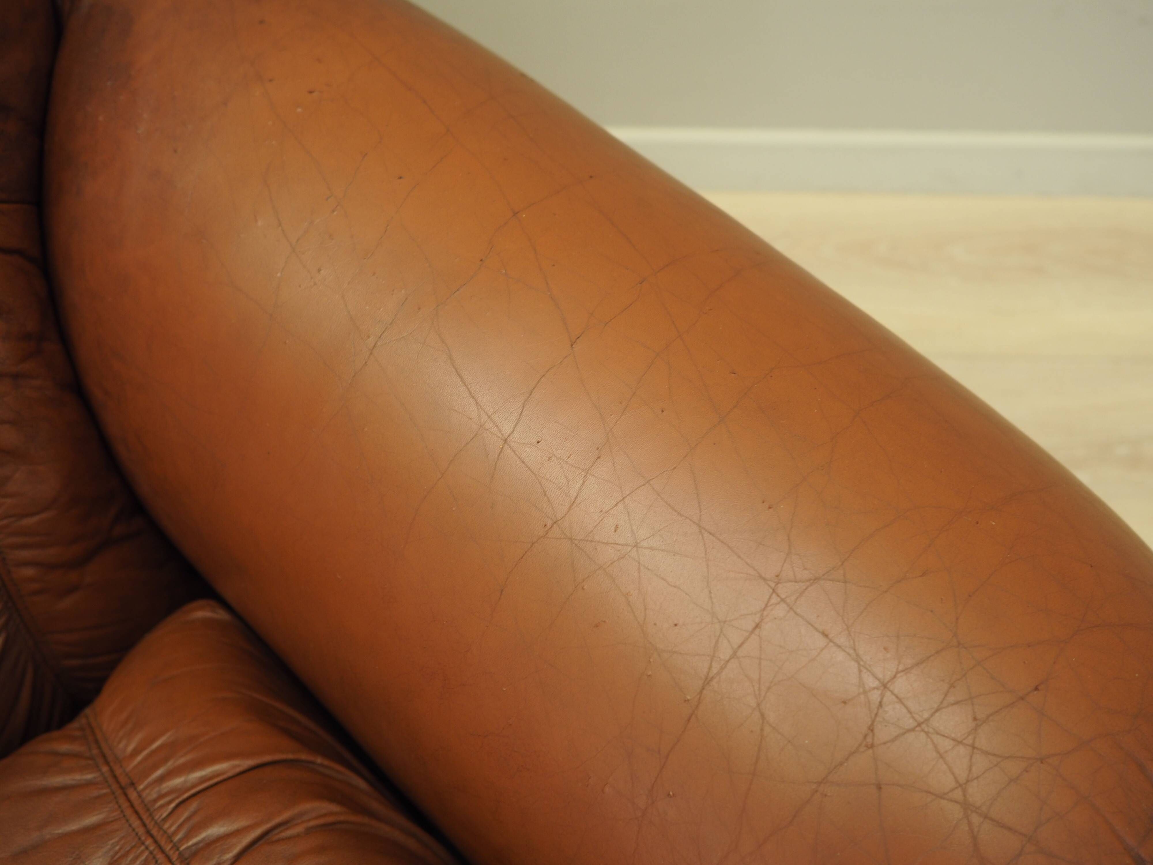Brown armchair, Italian design, 1970s, production: Italy