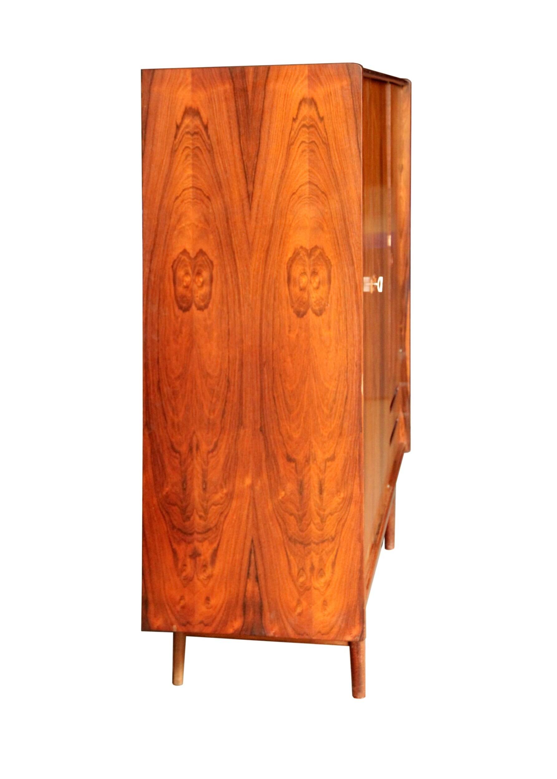 Vintage Scandinavian wardrobe in rosewood, 1950s/60s.