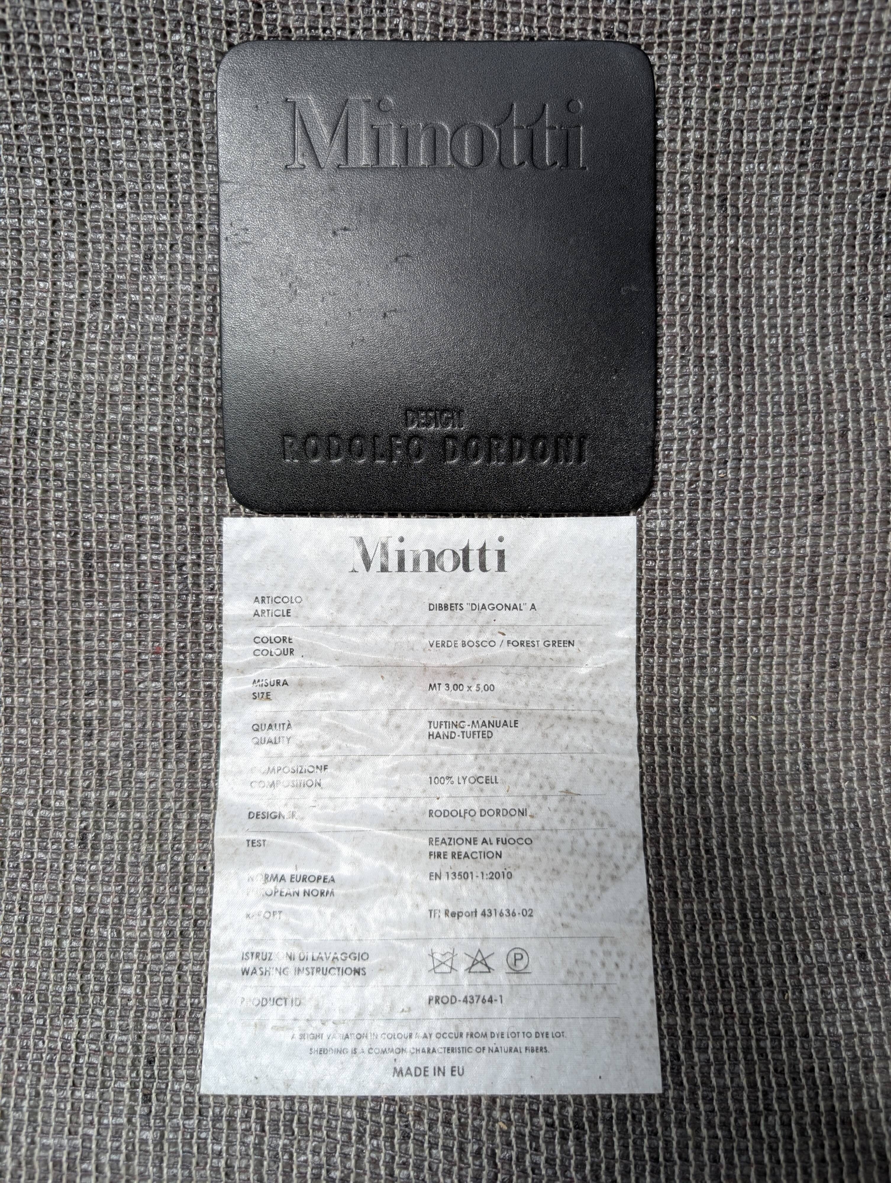 Dibbets "Diagonal" rug MINOTTI