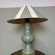 Celadon green lamp