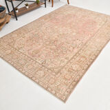 6x9 dusty pink wool persian rug 287x192cm