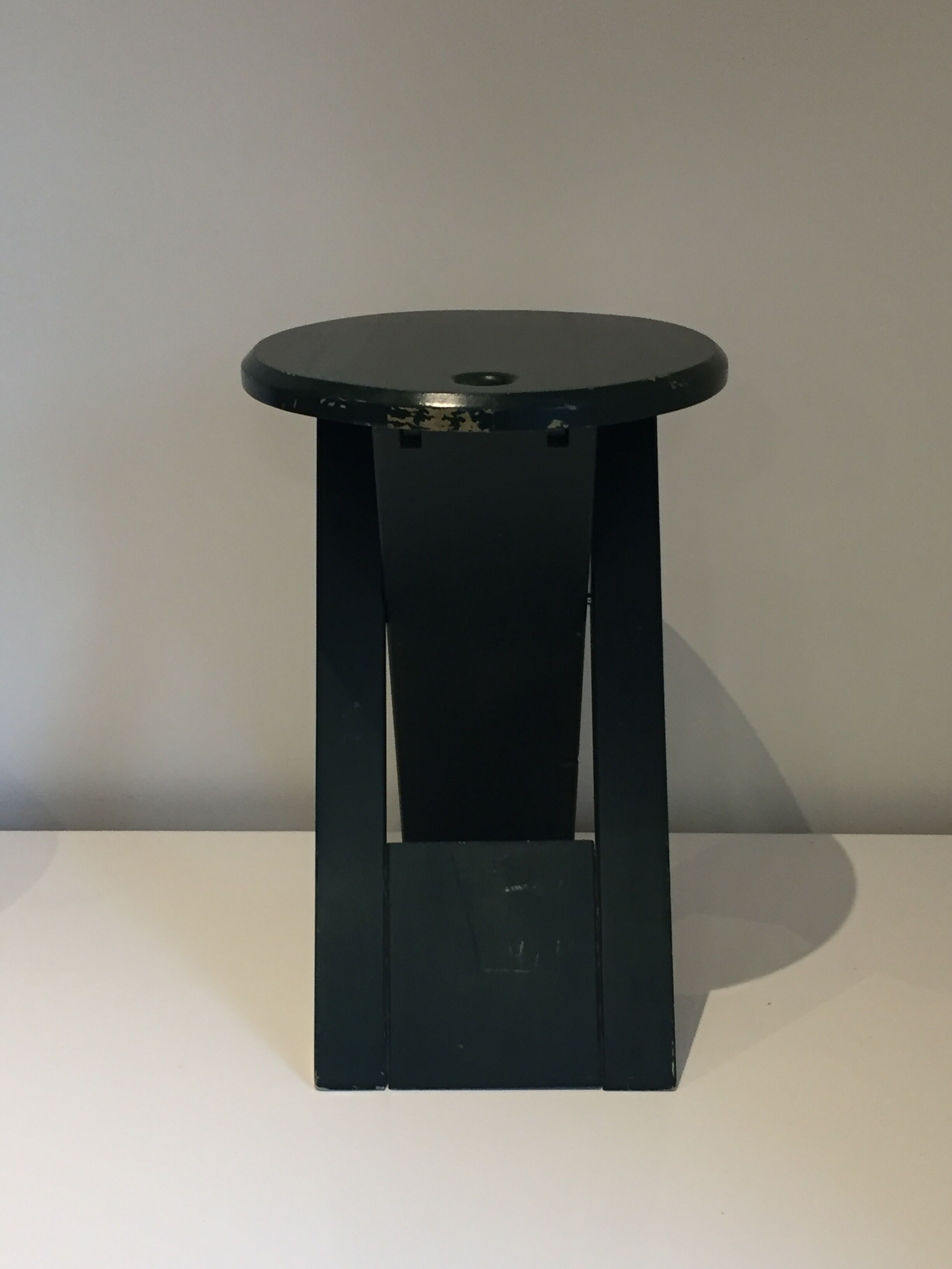 Suzy green folding stool, design Adrian Reed, 1980s