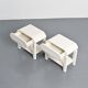 Pair of pine bedside tables by Maison Regain, circa 1970.