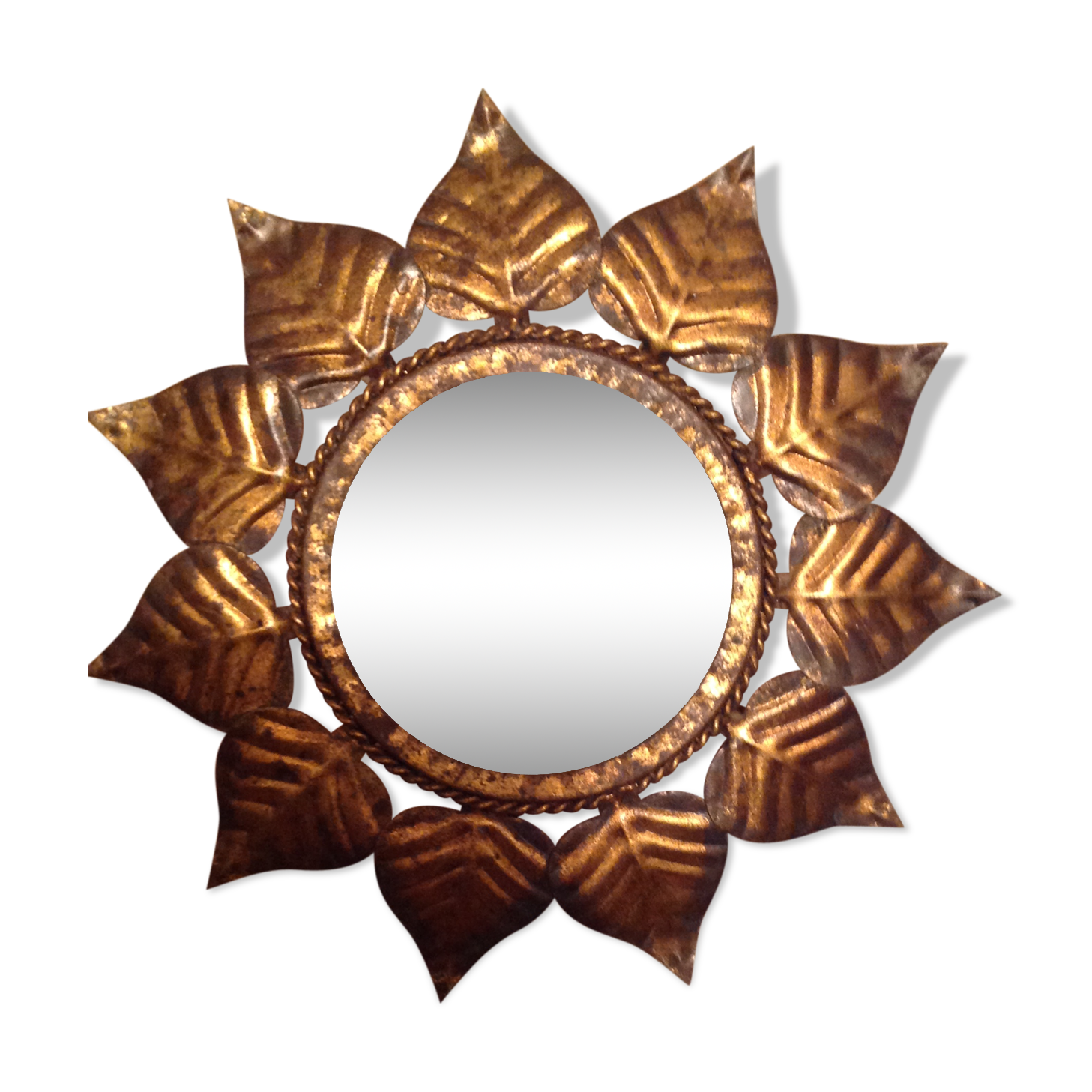 Vintage sun wall lamp