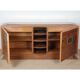 Cerused oak sideboard, French work from the 1940s.