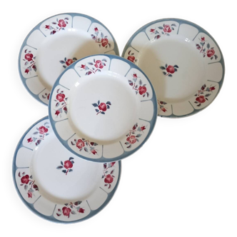 Assiettes Digoin Sarreguemines