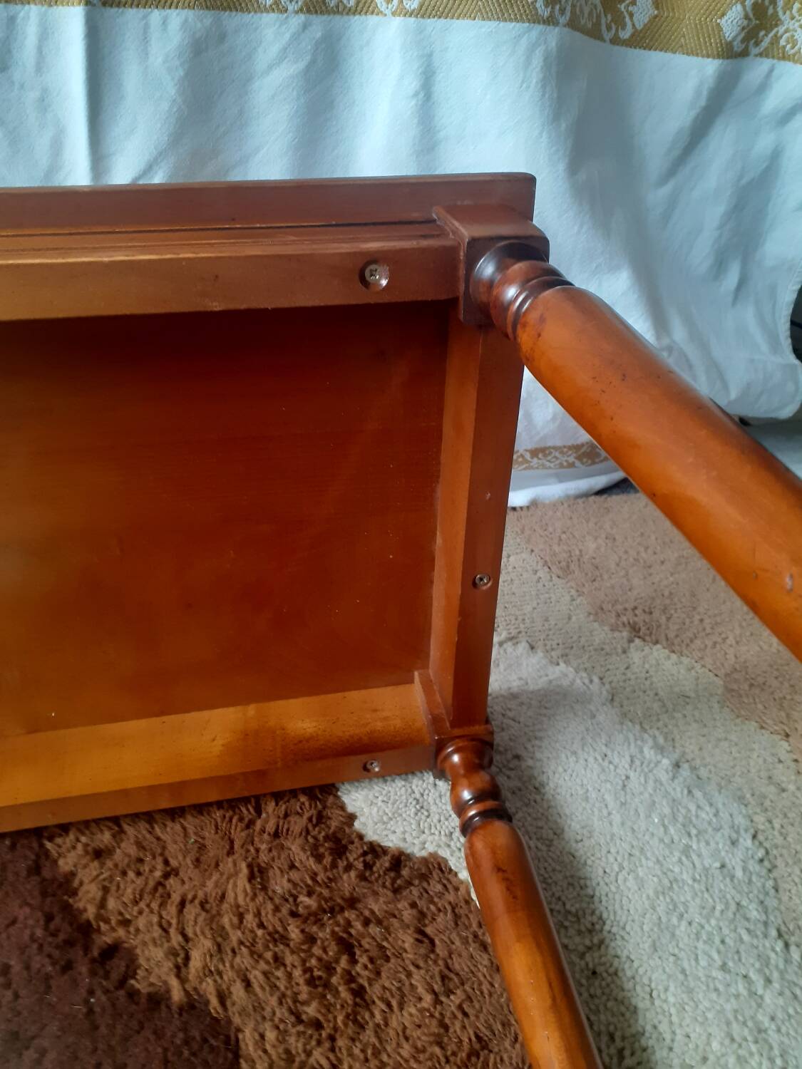 Wooden side table, 1970s