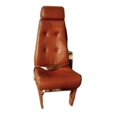 Fauteuil d'avion en cuir