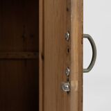 French Art Deco nightstand in varnished wood, ca. 1930