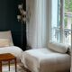 Pouf bouclette blanche SIA