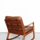 Mid-Century Senator Rocking Chair by Ole Wanscher for CADO