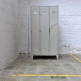 Vintage industrial 3-door-locker