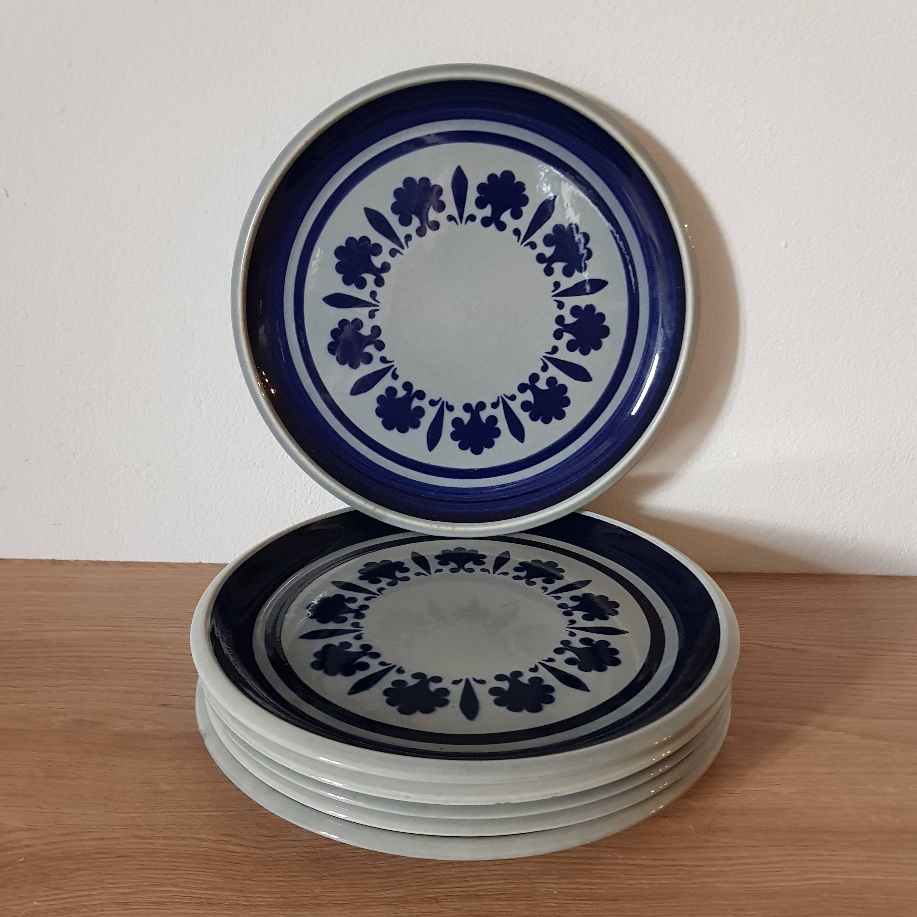 6 Assiettes plates BOCH-Belgium - Baltic