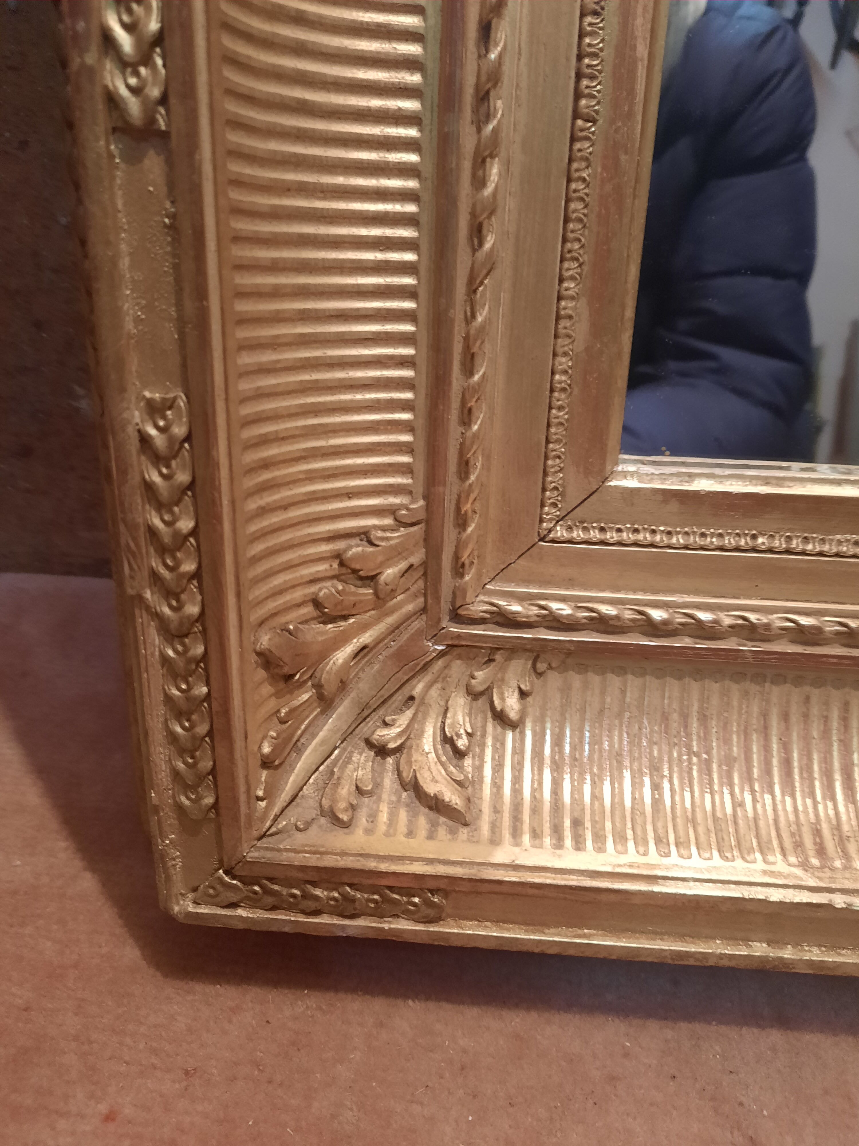 Gilded wood mirror 59x76cm