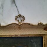Peinture émaillée/sous verre - Ancien - Signé