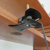 Clamp lamp, portable lamp, nomadic, 1960