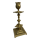 Large old gilded bronze candlestick