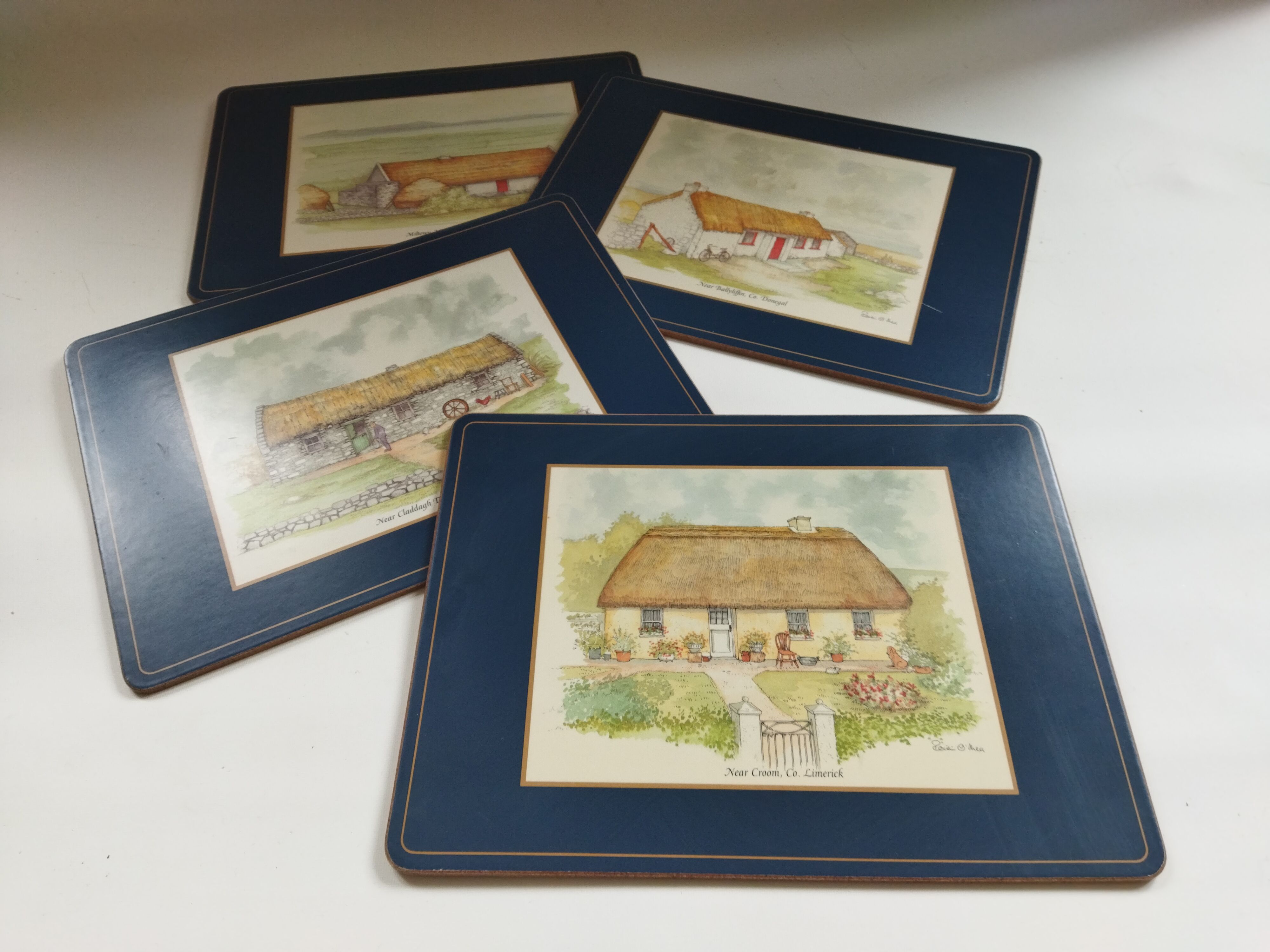 Placemats "Traditional houses of Ireland"